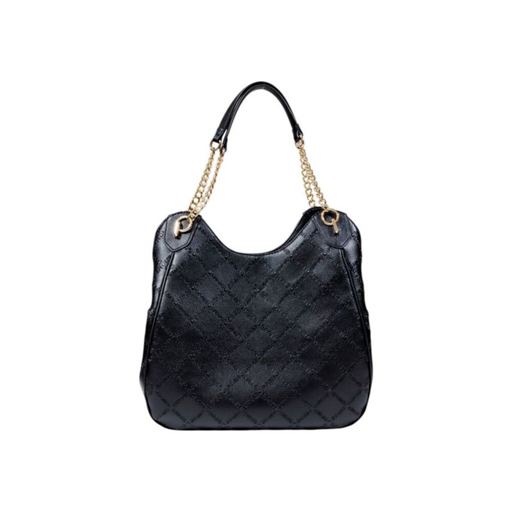 Liu Jo S Hobo Logo Embossed Hobo Bag Women black Bags - Picture 2 of 3